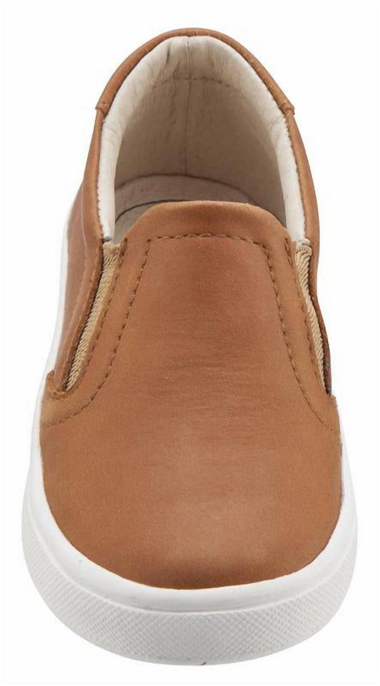 Oldsoles - Kids Hoff Leather Slip On Sneaker Shoe