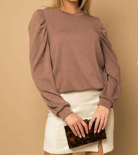 Puff sleeve top