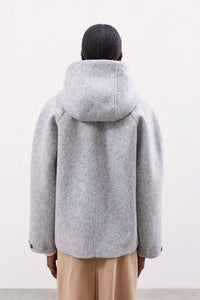 Meimeij - Wool Coat W/ Detachable Hood