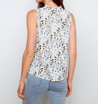 Charlie B - Printed Sleeveless Blouse