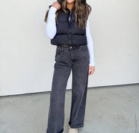 Salty - Cropped Puffer Vest