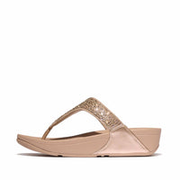 Fitflop - Women's Lulu Crystal Embellished Toe Post Sandals