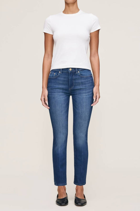 Dl1961 - Women'S - Mara Straight Mid Rise Instasculpt Ankle Jeans