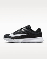NIKE Women's Vapor Pro 3 Hard Court Tennis Shoes in black white - women's shoe - detail view