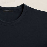 James Perse - Luxe Lotus Long Sleeve Crew Tee