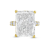 Diana M Jewels - Women's Radiant & Round Lab-Grown Diamond Fashion Ring (6.00 Ct) - Elegant