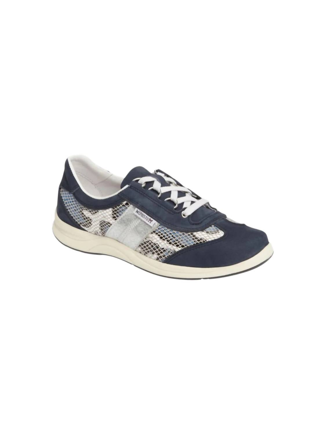 MEPHISTO Women's Laser Sneakers in navy - women's sneaker