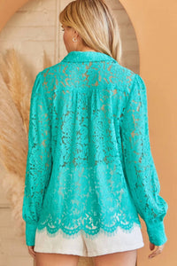 Andree By Unit - Holly Long Sleeve Lace Blouse