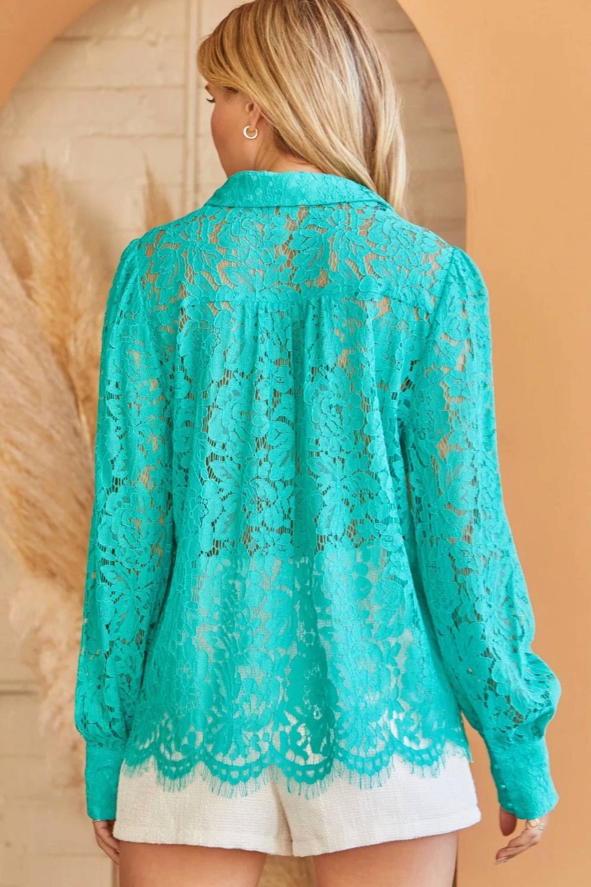 Andree By Unit - Holly Long Sleeve Lace Blouse