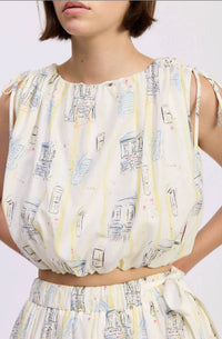 En Saison - Barlet Cropped Top