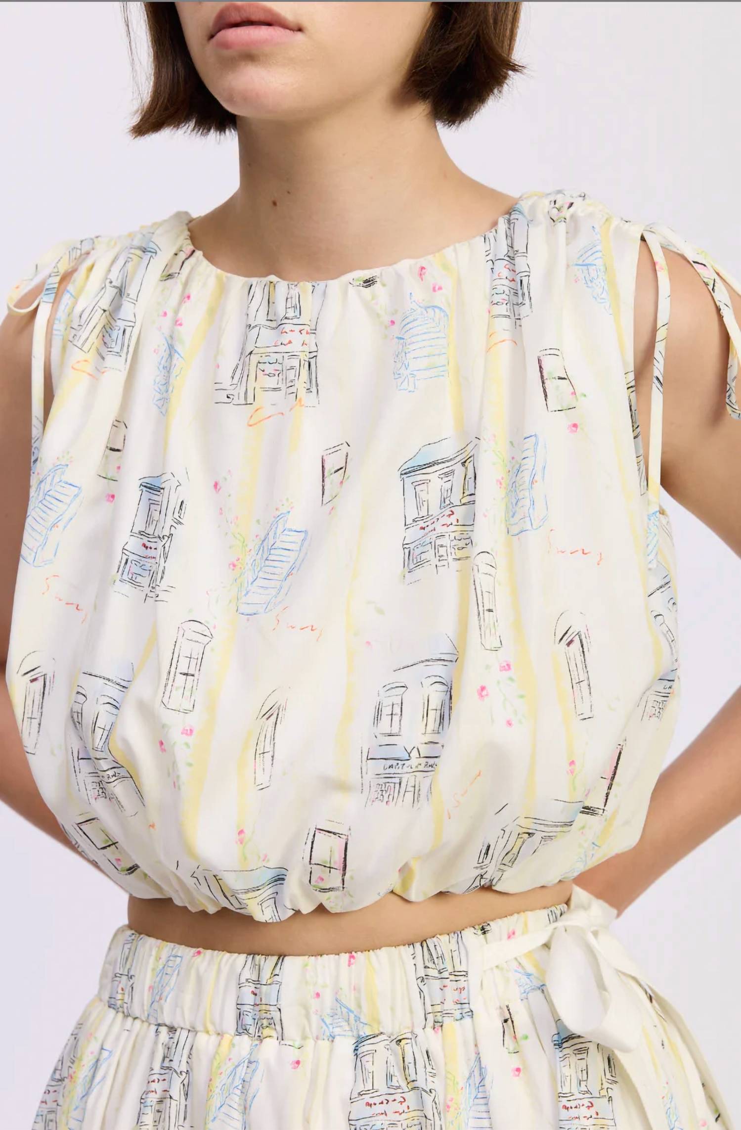 En Saison - Barlet Cropped Top
