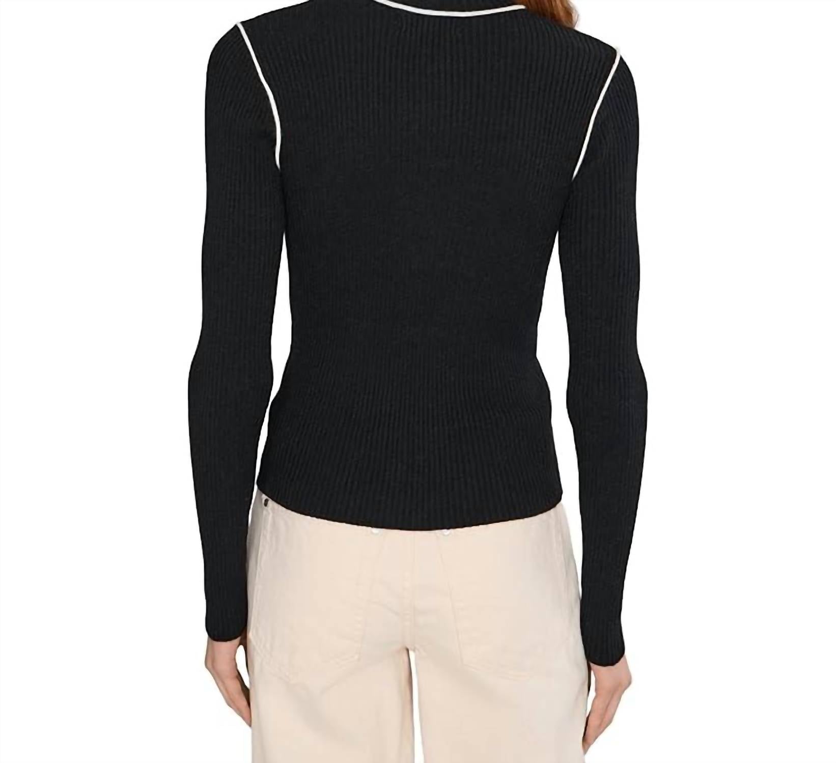 Sanctuary - Sporty Rib Zip Up Top