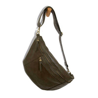 Joy Susan Women's Mel Large Sling Bag in dark moss - women's bag
