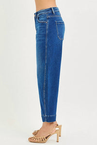 RISEN Sunset Barrel Jeans in med wash - women's jeans - alternate view