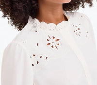 Draper James - Covered Placket Button Down Top