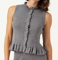 sundays Ozzie Tank Top in fog - women's tank top