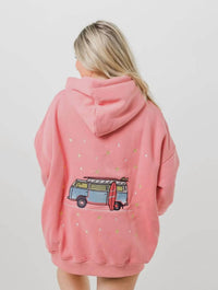 Sunkissed Coconut - Embroidered Van Star Hoodie