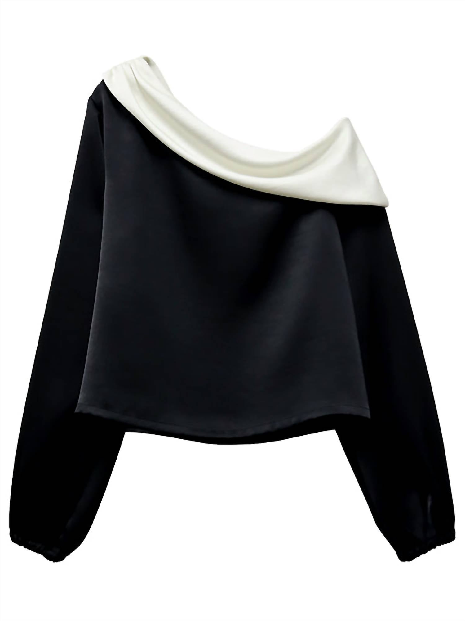 Fifteen Twenty - Satin One Shoulder Top