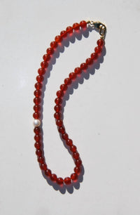 By Orly - Women's Carnelian Beaded Necklace