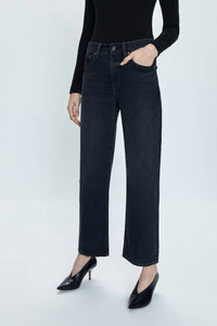 Pistola - Lexi Mid Rise Bowed Straight Leg Jeans