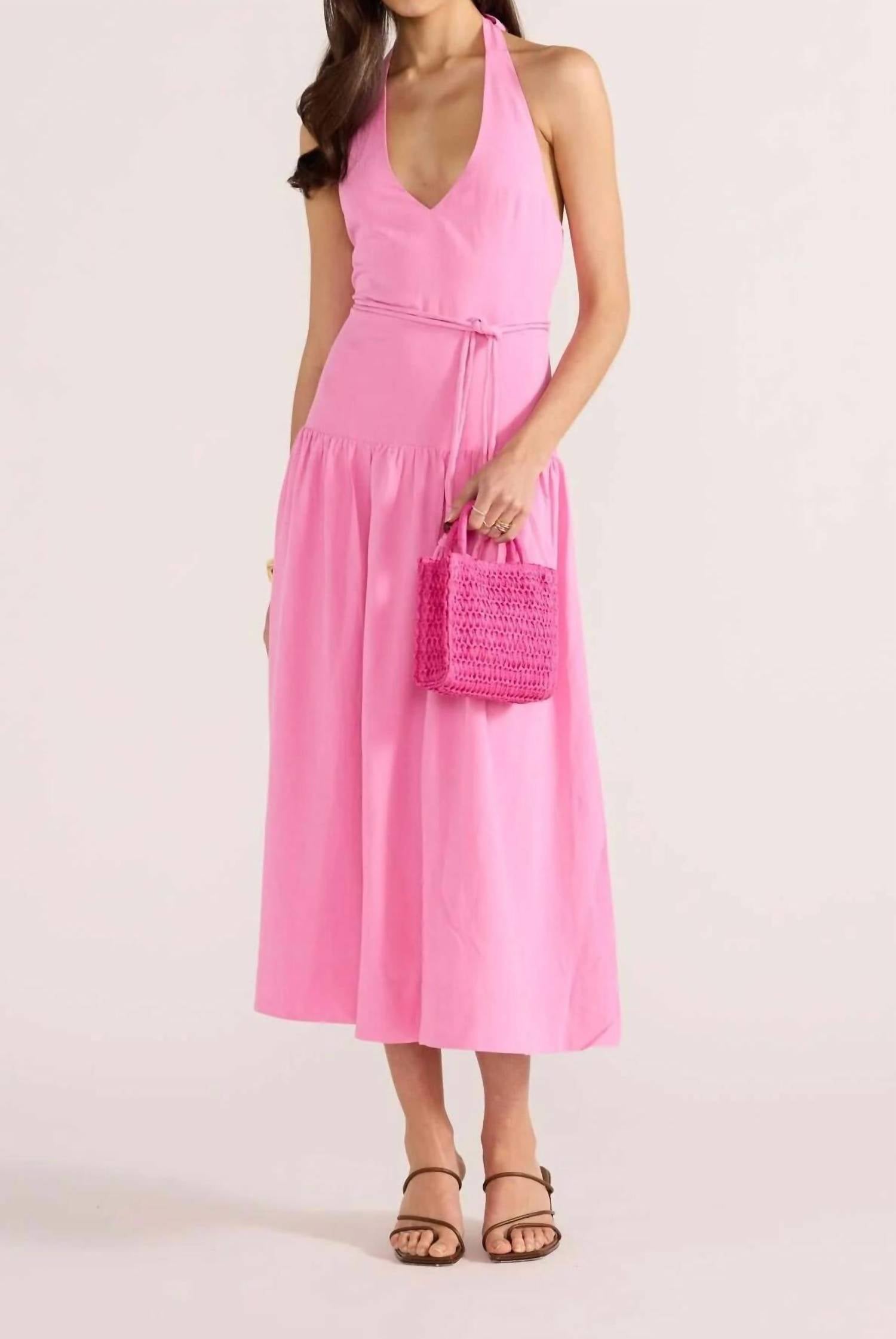 Minkpink - Melody Drop Waist Midi Dress