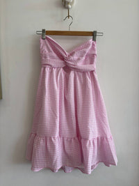 Ocean Drive - WOMEN'S TEXTURED COTTON STRAPLESS DRESS