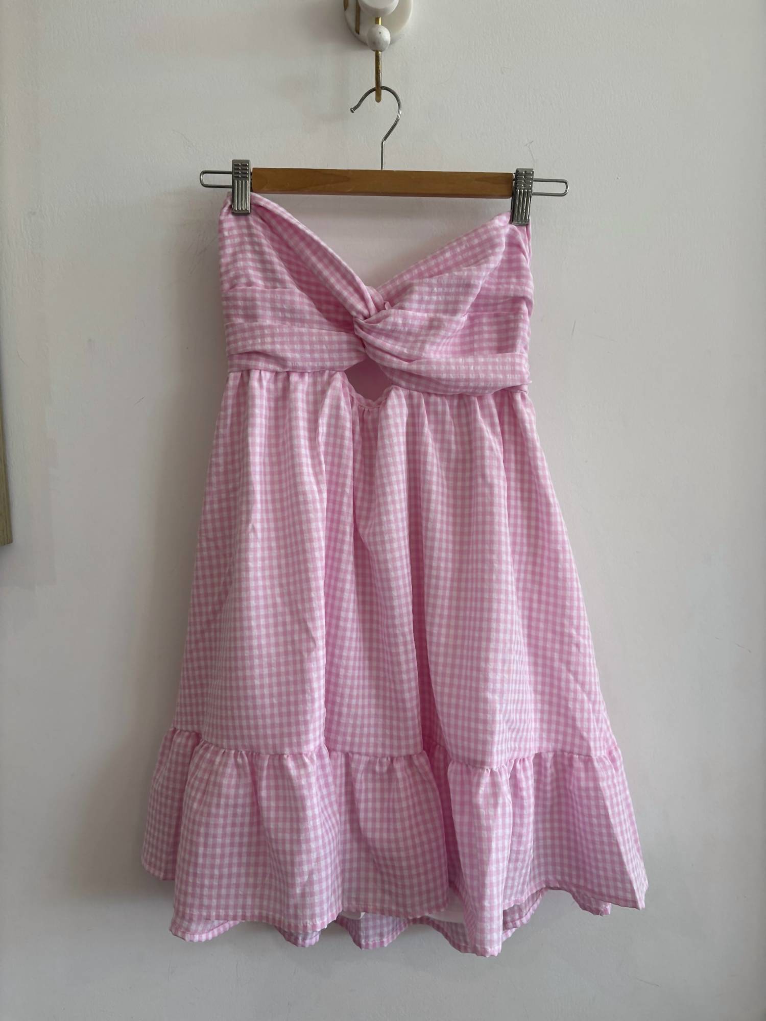 Ocean Drive - WOMEN'S TEXTURED COTTON STRAPLESS DRESS