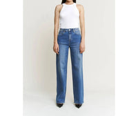 Mica Denim - High Rise Stretch Wide Leg Jeans