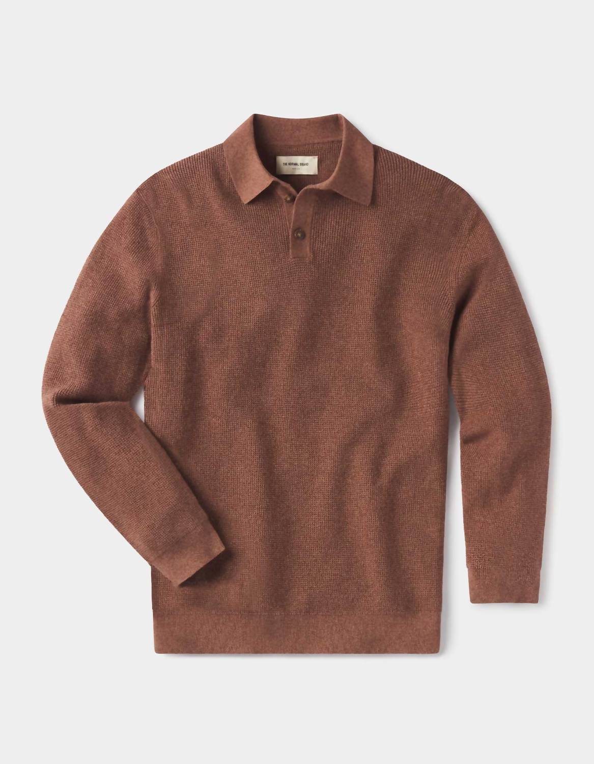 The Normal Brand - Robles Knit Waffle Stitch Polo