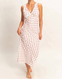 Hyfve - Satin Polka Dot Maxi Dress