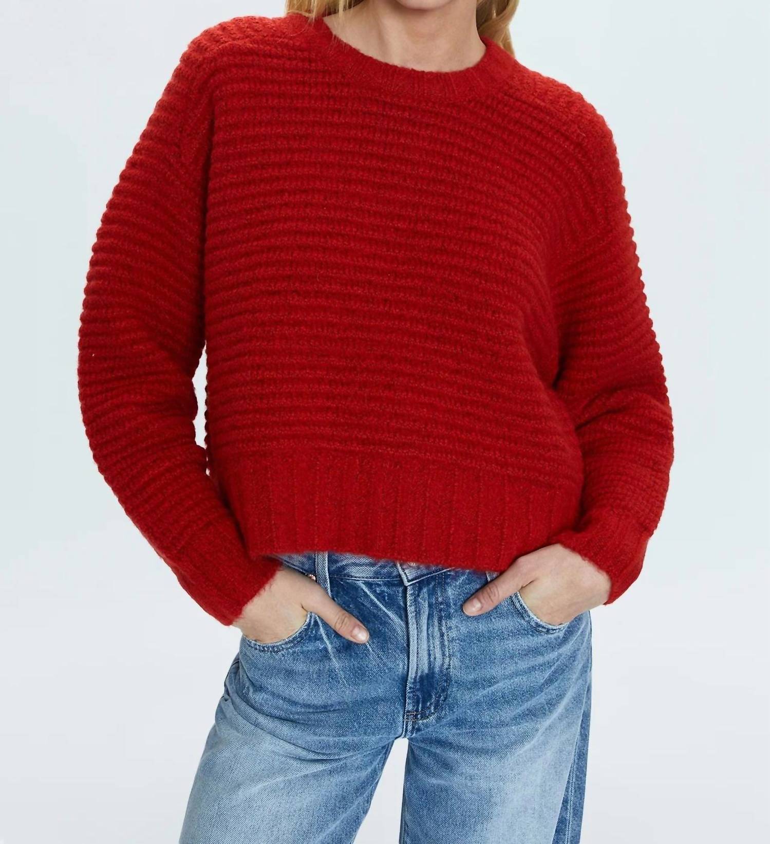 PISTOLA Adina Every Day Sweater in rouge - women's sweater