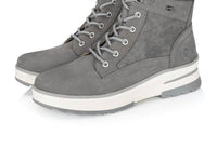 Remonte Women's Ankle Boots in grey combination - women's shoe - detail view