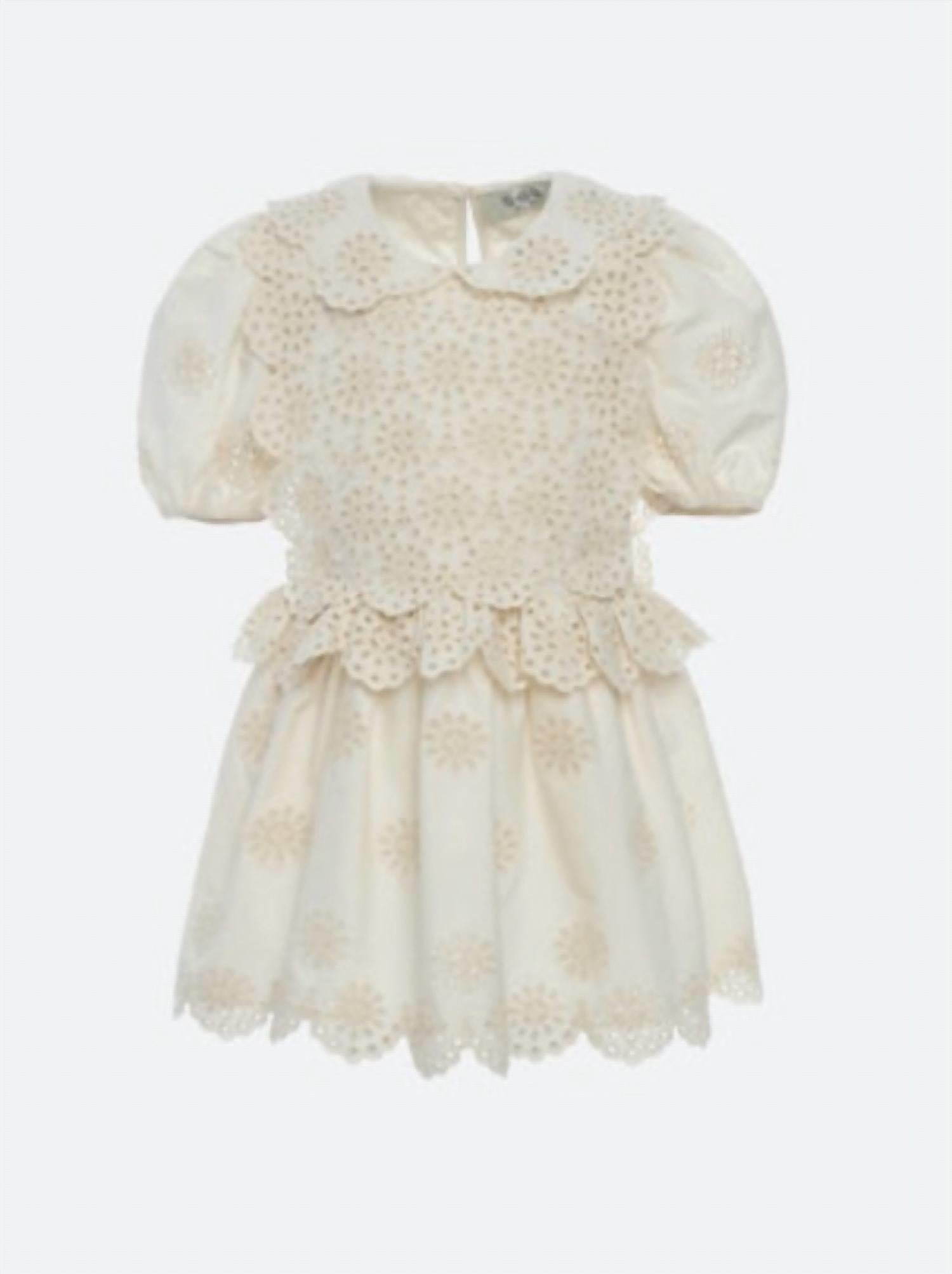 Sea - Girl's Mae Embroidered Dress