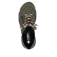 RIEKER Women's Flexible Shoes in green combination - women's sneaker - alternate view