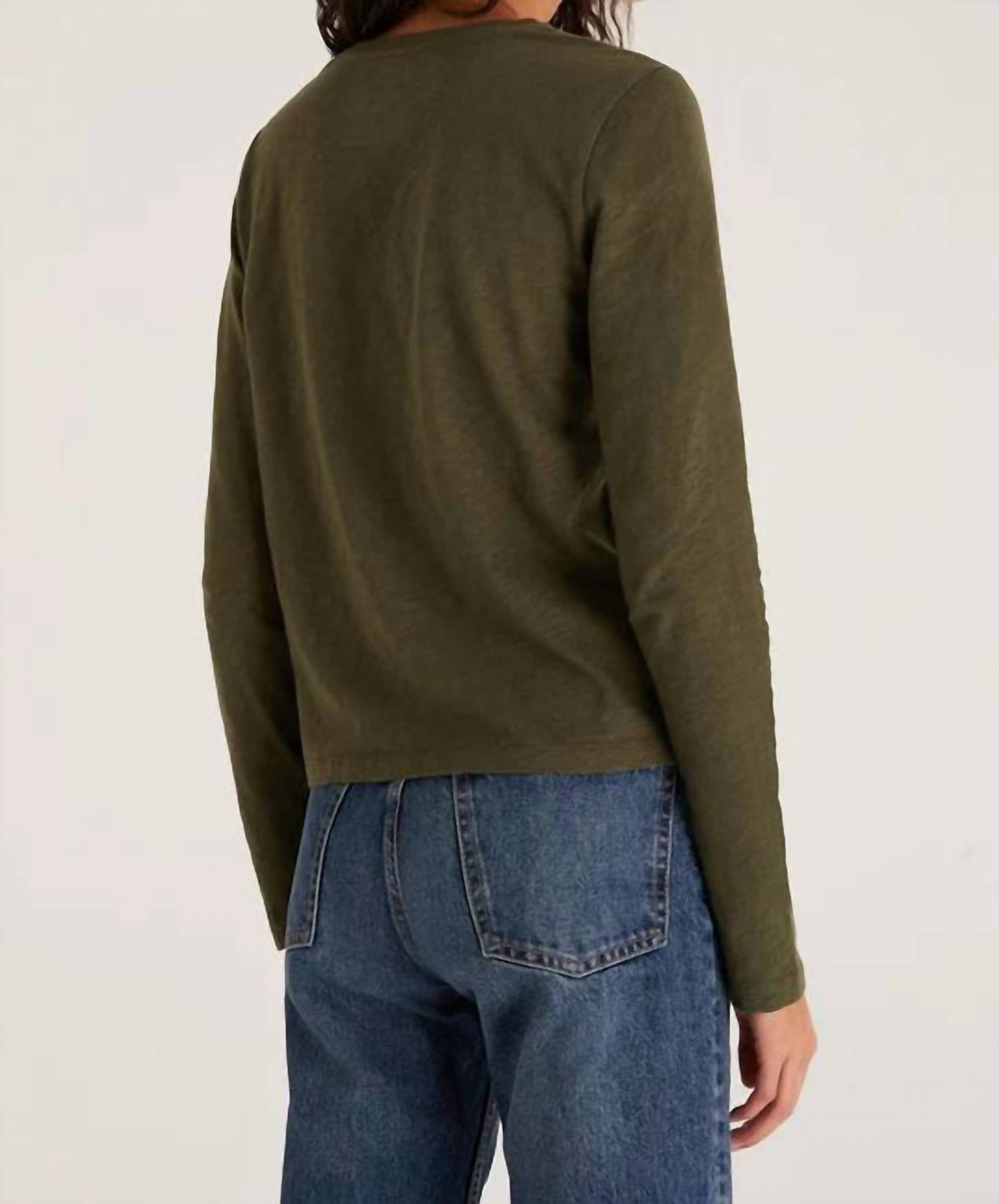 Modern Slub Long Sleeve Tee