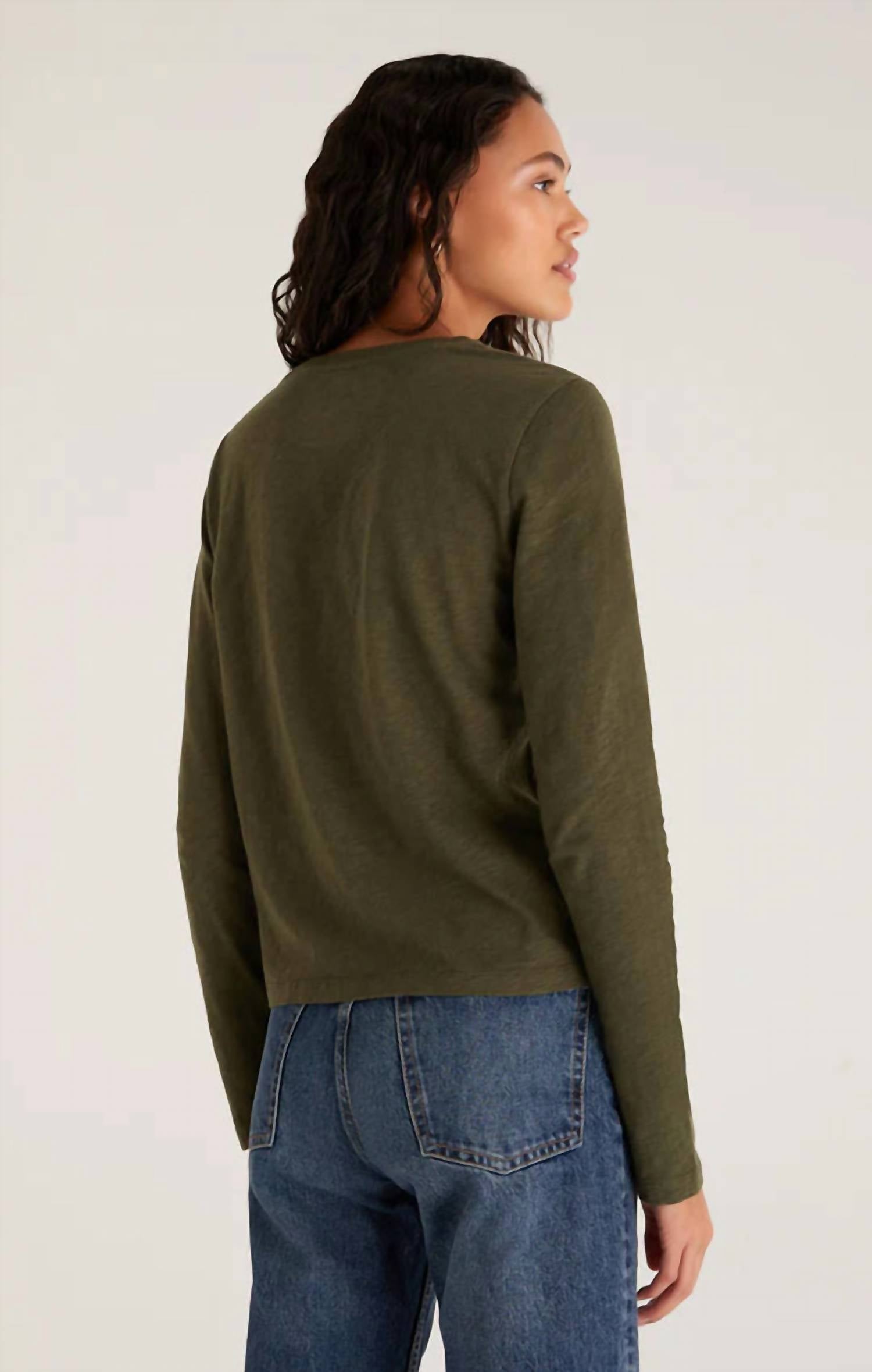 Modern Slub Long Sleeve Tee
