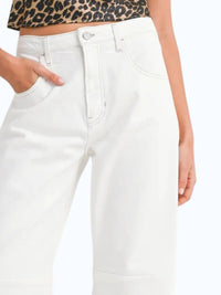 Just Black Denim - Seamed Barrel Jean