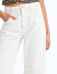 Just Black Denim - Seamed Barrel Jean