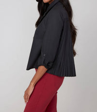 Renuar - Tie And Pleated Back Blouse