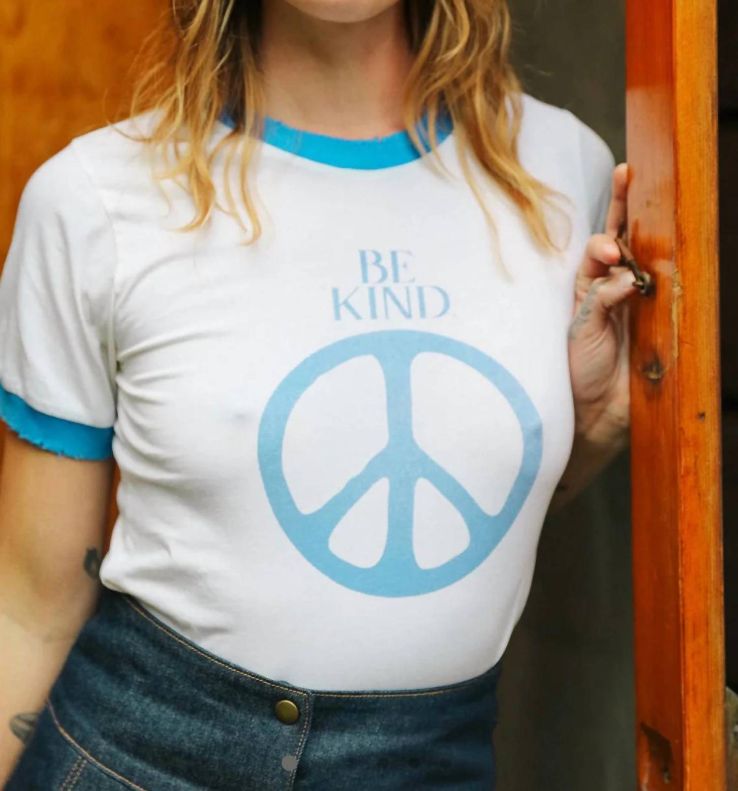 Stoned Immaculate - Be Kind Ringer Tee