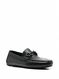 Salvatore Ferragamo - Men's Leather Gancini-logo Loafers