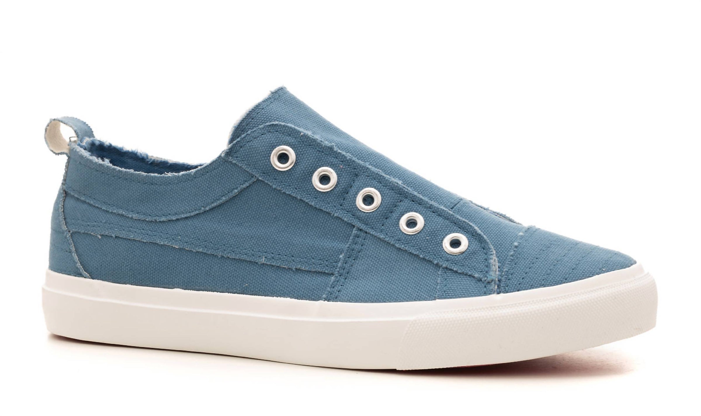 Corkys Footwear Women's Babalu Low Top Sneaker in blue - women's sneaker - detail view