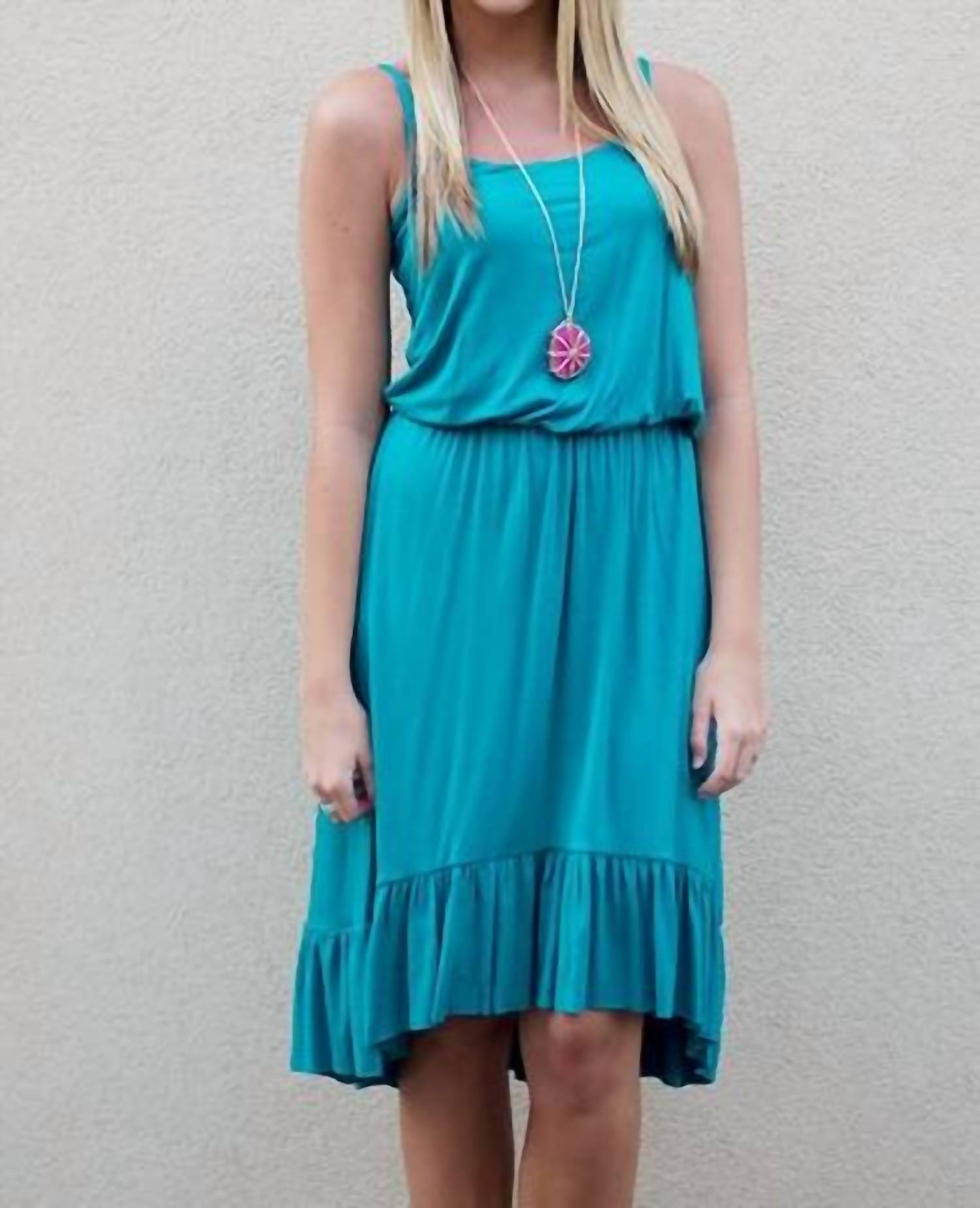 Karlie - Cami Ruffle Hi Lo Dress