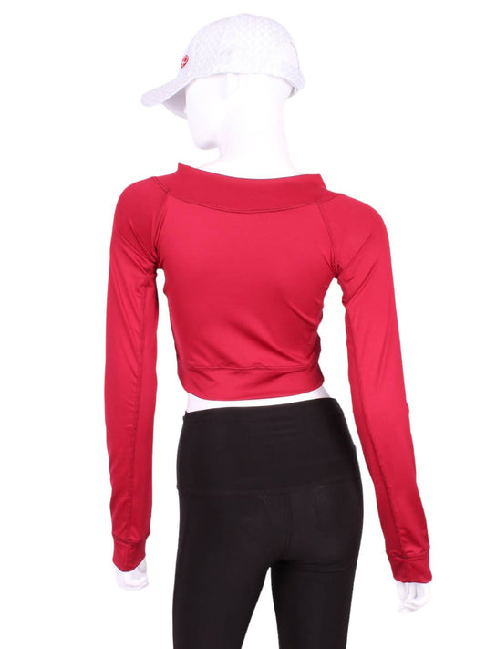 Love Love Tennis - Women's Vee Crop Top