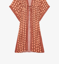 Nekane - Terracota Printed Kimono