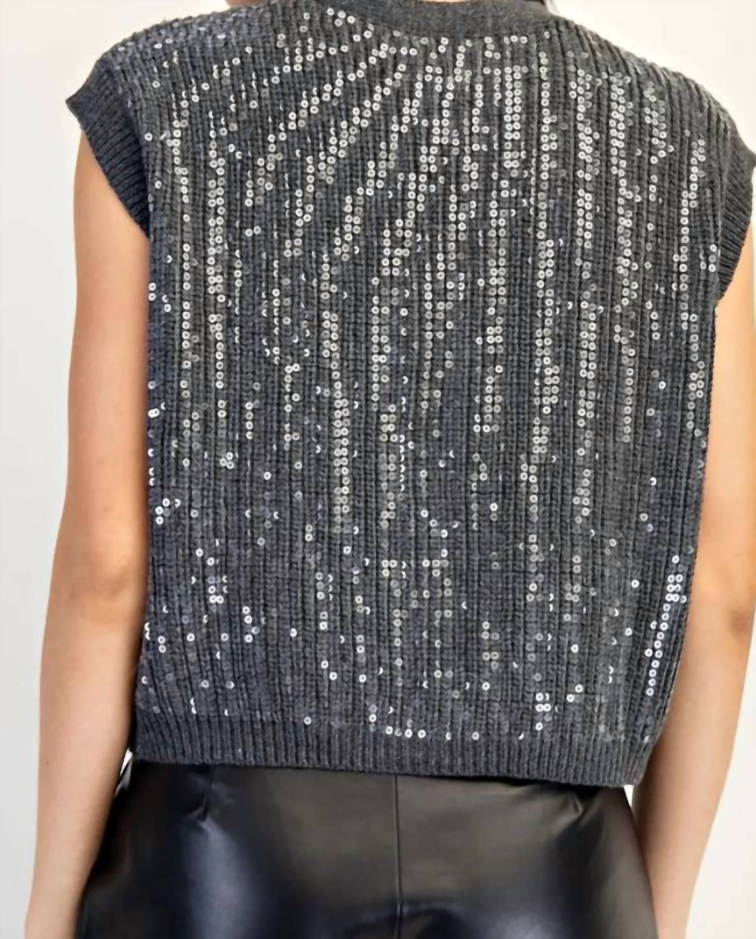 Mint Exclusives - Samaira Sequin Button Down Sweater