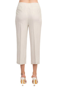 Land'N Sea - Women's Waist Slit Bottom Linen Gaucho Pant