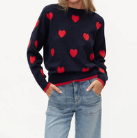 Six/Fifty - VALENTINA HEART SWEATER