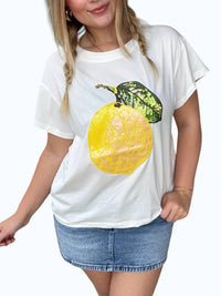 Queen Of Sparkles - Lemon Tee