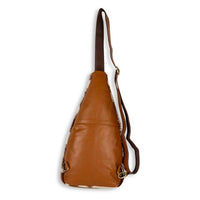 Myra Cullon Trail Hairon Sling Bag in brown - women's bag - detail view